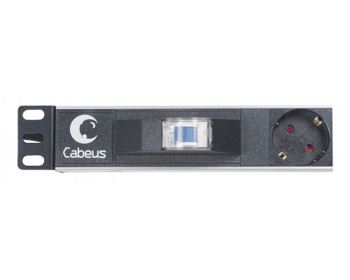 Блок евророзеток для 19" шкафов 16А Cabeus PDU-6P-B-2EU 6 розеток