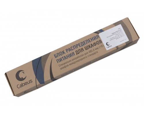 Блок евророзеток для 19" шкафов 10А Cabeus PDU-8P-2IEC 8 розеток