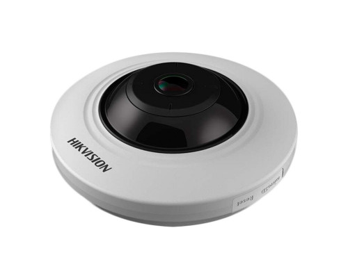 Сетевая IP видеокамера HIKVISION, купольная, помещение, 1/2,8’, ИК-фильтр, цв: 0,005лк, фокус объе-ва: 1,16мм, цвет: белый, (DS-2CD2935FWD-I(1.16mm))