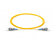 Пигтейл Eurolan, FC, OS2 9/125, 3м, серебристый хвостовик, цвет: жёлтый
