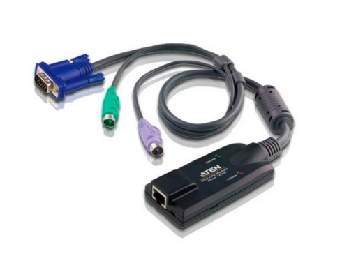 Переходник Aten, RJ45/Din6/HDB-15, 40 м, разрешение 1600х1200 пк., (KA7520-AX)