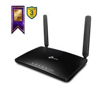 Маршрутизатор TP-Link, портов: 4, LAN: 4, WAN: 1, скорость мб/с: 1 167, антенн: 2, USB: Нет, 33,6х202х141 мм (ВхШхГ), цвет: чёрный, Archer MR600