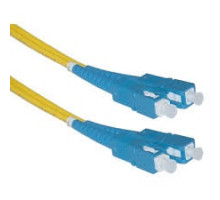 Комм. шнур оптический NTSS Tight Buffer, Duplex SC/SC, OS2 9/125, PVC, 1м, цвет: жёлтый