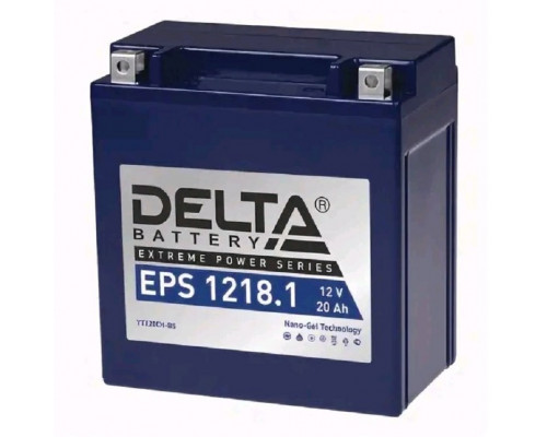 Аккумулятор для ИБП Delta Battery EPS, 161х87х151 мм (ВхШхГ),  необслуживаемый свинцово-кислотный,  12V/18 Ач, (EPS 1218.1)