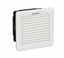 Фильтрующий вентилятор SILART NLV, с подшипником качения, 24V, 150х150х75 мм (ВхШхГ), вентиляторов: 1, 48 дБ, IP55, поток: 71 м3/ч, для шкафов, цвет: