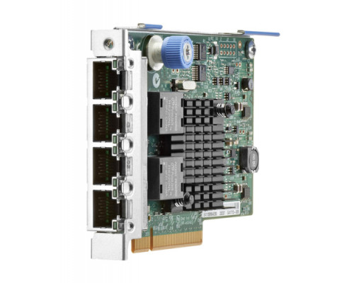 Адаптер HPE Ethernet 1Gb 4-port 366FLR Adapter, 665240-B21