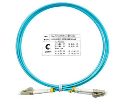 Оптический патч-корд Cabeus FOP-50-LC-LC-1,5m