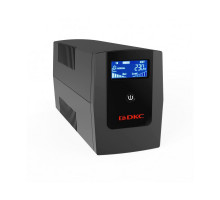 ИБП DKC Info LCD, 1500ВА, lcd дисплей, линейно-интерактивный, напольный, 140х345х170 (ШхГхВ), 230V,  однофазный, (INFOLCD1500I)