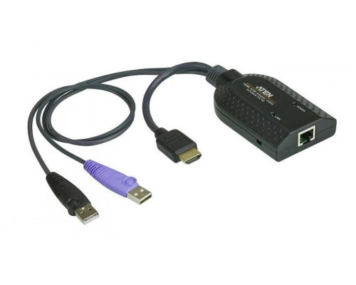 Переходник Aten, RJ45/HDMI/USB(Type A), 212 х 560 х 910 мм, (KA7168-AX)