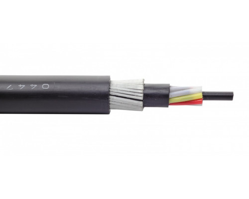 Кабель ВО Eurolan L04-FG Loose tube,  36хОВ, OM3 50/125, LSZH (нг(A)-HF), Ø 13мм, универсальный, бронированный, цвет: чёрный