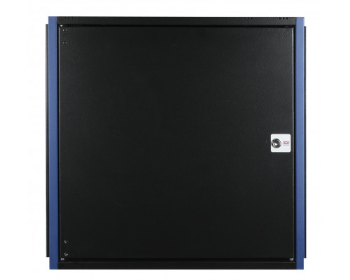 Шкаф телекоммуникационный настенный Datarex, 19&quot;, 12U, 490х600х600 мм (ВхШхГ), дверь: металл, разборный, цвет: чёрный
