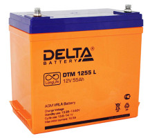 Аккумулятор для ИБП Delta Battery DTM L, 210х132х239 мм (ВхШхГ),  Необслуживаемый свинцово-кислотный,  12V/55 Ач, цвет: оранжевый, (DTM 1255 L)
