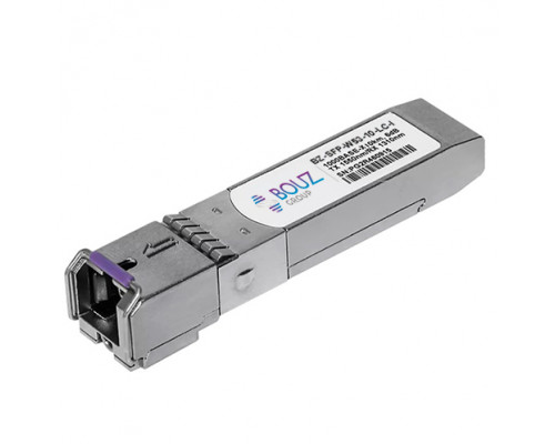 Модуль BOUZ, SFP 1.25G WDM до 10км, Tx 1550нм/Rx 1310нм, LC, DDM, индустриальный