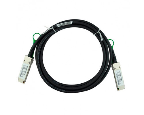 Кабель Dell QSFP+ to QSFP+, 40GBE, DAC, 1m, 470-AAFE