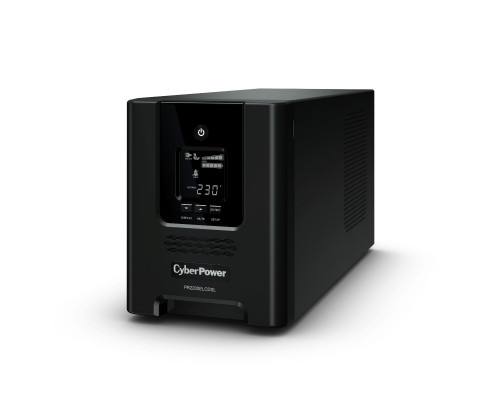 ИБП CyberPower Professional Tower, 2200ВА, онлайн, настольный, 170х432х221 (ШхГхВ), 230V,  однофазный, (PR2200ELCDSL)