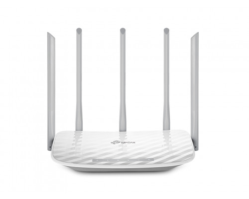 Маршрутизатор TP-Link, портов: 5, LAN: 4, WAN: 1, скорость мб/с: 1 317, антенн: 5, USB: Нет, 37х230х144 мм (ВхШхГ), цвет: белый, Archer C60