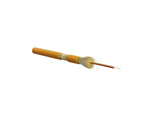 Кабель ВО Hyperline Tight Buffer,  8хОВ, OM1 62,5/125, LSZH, Ø 6,6мм, внутри зданий, небронированный, цвет: оранжевый