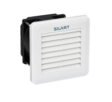 Фильтрующий вентилятор SILART NLV, с подшипником качения, 24V, 106х106х62 мм (ВхШхГ), вентиляторов: 1, 37 дБ, IP54, поток: 45 м3/ч, для шкафов