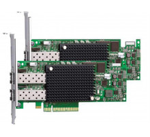 Сетевой адаптер Emulex LPe16002B-M6 16G FC PCIe 3.0 enterprise dual port, LPe16002B-M6