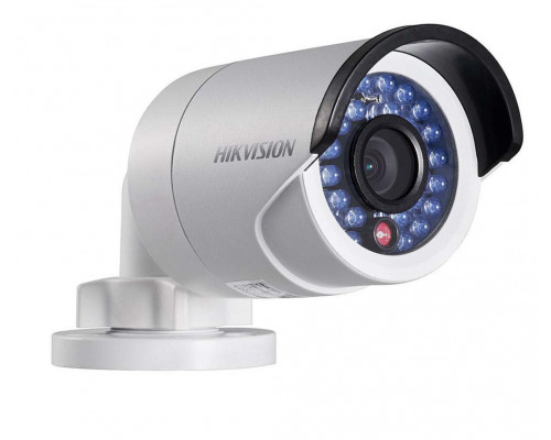 Сетевая IP видеокамера HIKVISION, bullet-камера, улица, 1/2,8’, ИК-фильтр, цв: 0,01лк, фокус объе-ва: 8мм, цвет: белый, (DS-2CD2022WD-I (8mm))