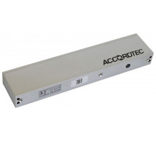 Электромагнитный замок AccordTec, накладной, усилие удержания: 350 кг, ML-350ALN, с индикацией, цвет: серебро, (AT-11851)