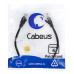 Патч-корд Cabeus PC-UTP-RJ45-Cat.6-0.3m-BK Кат.6 0.3 м черный