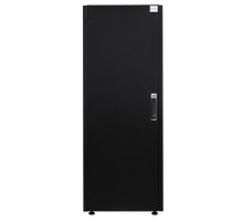 Шкаф телекоммуникационный напольный Datarex, IP20, 42U, 2010х600х600 мм (ВхШхГ), дверь: металл, боковая панель: сплошная съемная, разборный, цвет: чёр
