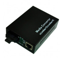 Медиаконвертер 10/100/1000-Base-T-100/1000Base-FX, Tx/Rx: 1310/1550нм, поддержка LFP (DIP), БП AC,DC