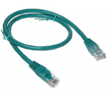Шнур комм. Datarex, кат. 5е, неэкр., U/UTP, RJ45/RJ45, LSZH (нг(A)-HF), 2м, бирюзовый