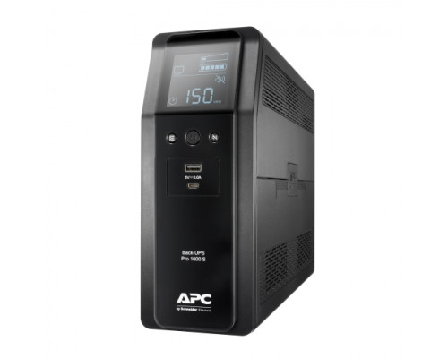 ИБП APC Back-UPS Pro, 1600ВА, линейно-интерактивный, напольный, 100х368х260 (ШхГхВ), 230V,  однофазный, (BR1600SI)