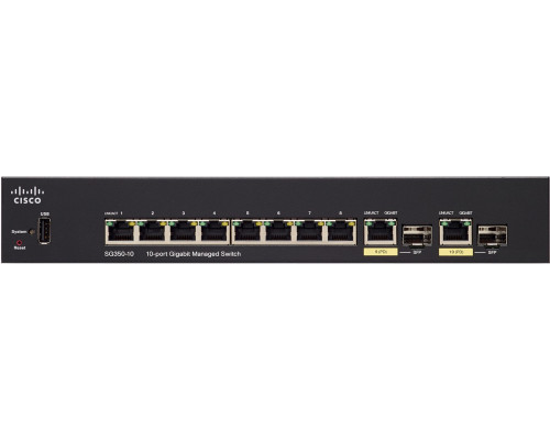 Коммутатор Cisco SG350-10-K9-EU