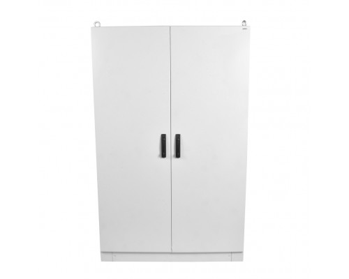 Отдельный электротехнический шкаф IP55 в сборе (В2200×Ш1200×Г400) EME с двумя дверьми, цоколь 100 мм
