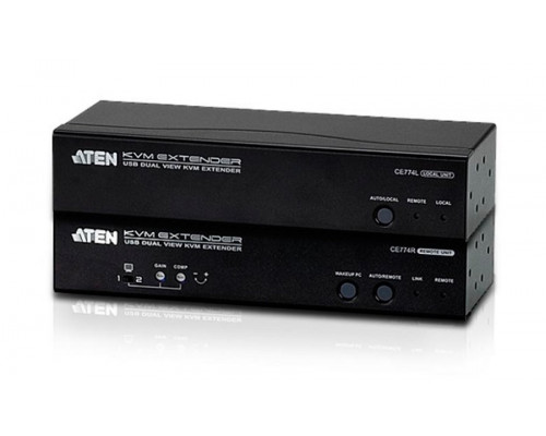Удлинитель Aten, портов: 1, HDB-15, (CE774-AT-G)
