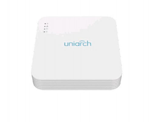 Видеорегистратор Uniview Uniarch, каналов: 4, H.265/H.264, 1x HDD, звук Да, порты: HDMI, 2x USB, VGA, память: 10 ТБ, питание: DC48V