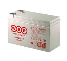 Аккумулятор для ИБП WBR GP, 100х65х151 мм (ВхШхГ),  необслуживаемый свинцово-кислотный,  12V/, (GP1272 F2 (28W) WBR)