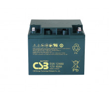 Аккумулятор для ИБП CSB Battery EVX, 154,8х130х195 мм (ВхШхГ),  необслуживаемый свинцово-кислотный,  12V/34 Ач, (EVX 12400)