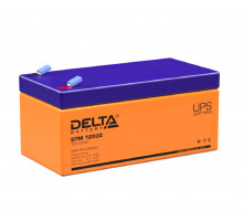 Аккумулятор для ИБП Delta Battery DTM, 67х67х134 мм (ВхШхГ),  Необслуживаемый свинцово-кислотный,  12V/3,2 Ач, цвет: оранжевый, (DTM 12032)