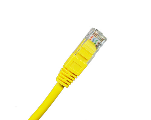 Шнур комм. BNH, кат. 5е, неэкр., U/UTP, RJ45/RJ45, LSZH, AWG24 5м, жёлтый