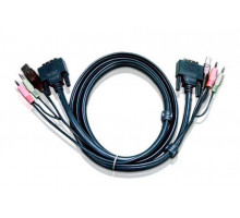 Шнур ввода/вывода Aten, USB (Type A), 1.8 м, (2L-7D02UD)