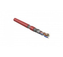 Кабель витая пара Hyperline SFUTP4-C5E-P26-IN-LSZH, LSZH (нг(A)-HF), SF/UTP, кат. 5е, проводник Ø 0,48мм, 305м, коробка, тип прокладки: внутри зданий,