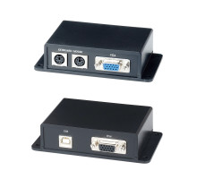 Удлинитель SC&T, RJ45, для VGA-монитора, D-sub 15, USB, (VKM02)