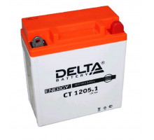 Аккумулятор для ИБП Delta Battery CT, 129х61х120 мм (ВхШхГ),  необслуживаемый свинцово-кислотный,  12V/5 Ач, (CT 1205.1)