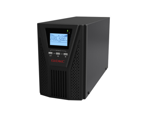ИБП DKC Small Tower, 1000ВА, lcd дисплей, онлайн, напольный, 144х414х214 (ШхГхВ), 230V,  однофазный, (SMALLT1A10S)