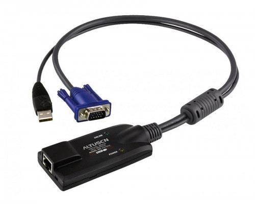 Переходник Aten, RJ45/USB/HDB-15, 230 х 430 х 900 мм, (KA7570-AX)