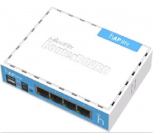 Маршрутизатор Mikrotik, RouterBOARD, портов: 4, LAN: 3, антенн: 1, 28х89х113 мм (ВхШхГ), цвет: белый, RB941-2nD