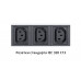 Блок розеток для 19" шкафов 16А Cabeus PDU-32-10S-10C19-8C13-B-T 12 розеток