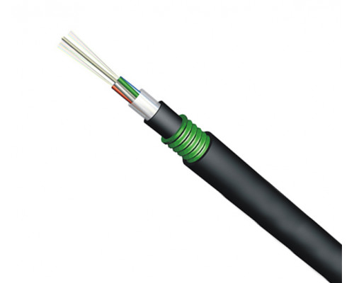 Кабель ВО Eurolan L04 Loose tube,  24хОВ, OM3 50/125, PE, Ø 12,9мм, снаружи зданий в грунт, металлический, цвет: чёрный