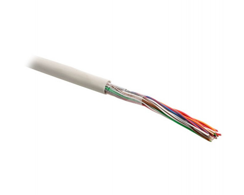 Кабель многопарный Hyperline, U/UTP, 10 пар., кат. 3, Ø 7,7мм, LSZH, внутри зданий, цвет: серый