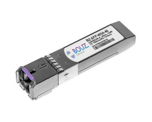 Модуль BOUZ, SFP 1.25G WDM до 40км, Tx 1550нм/Rx 1490нм, SC, DDM