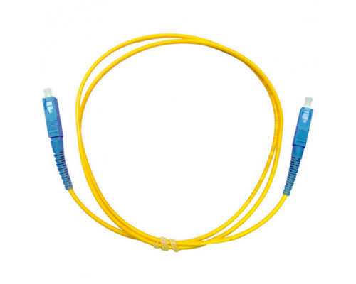 Патчкорд оптический BOUZ, SC/UPC, SM, Simplex, 2 метра, LSZH 3мм